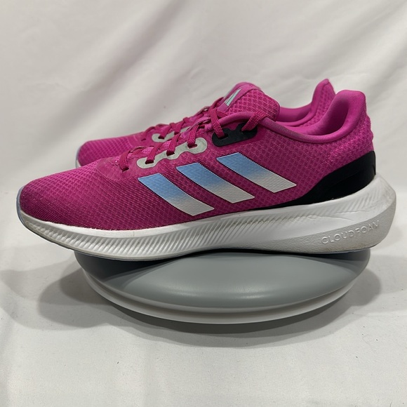 Adidas Women's Fuchsia/Blue/White RunFalcon 3.0 Running Shoe (HP6651) Size 10 - Picture 7 of 9